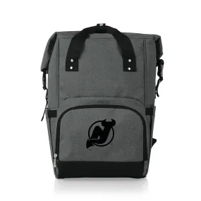 New Jersey Devils - On The Go Roll-Top Backpack Cooler