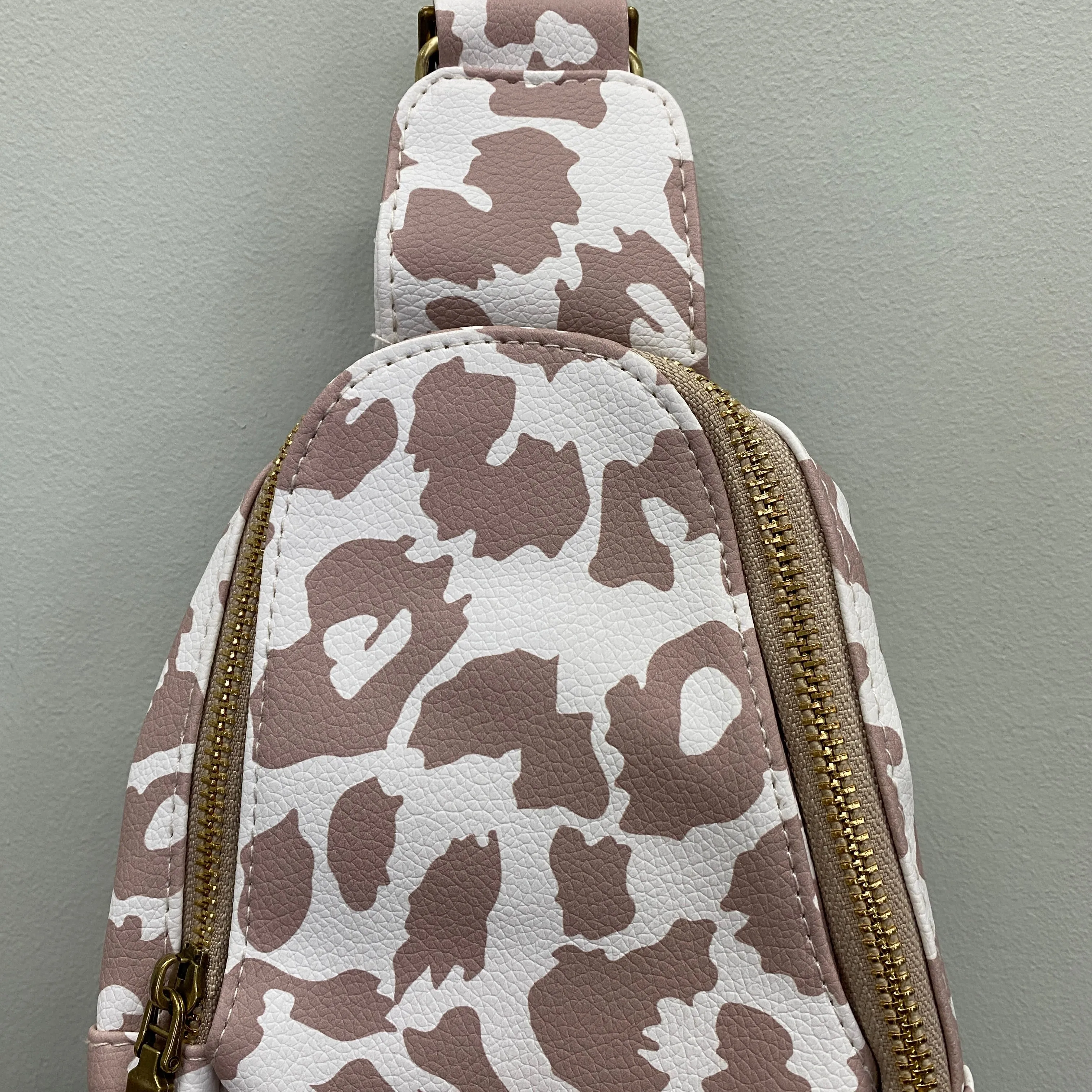 *NEW Sling Crossbody - White Taupe Leopard