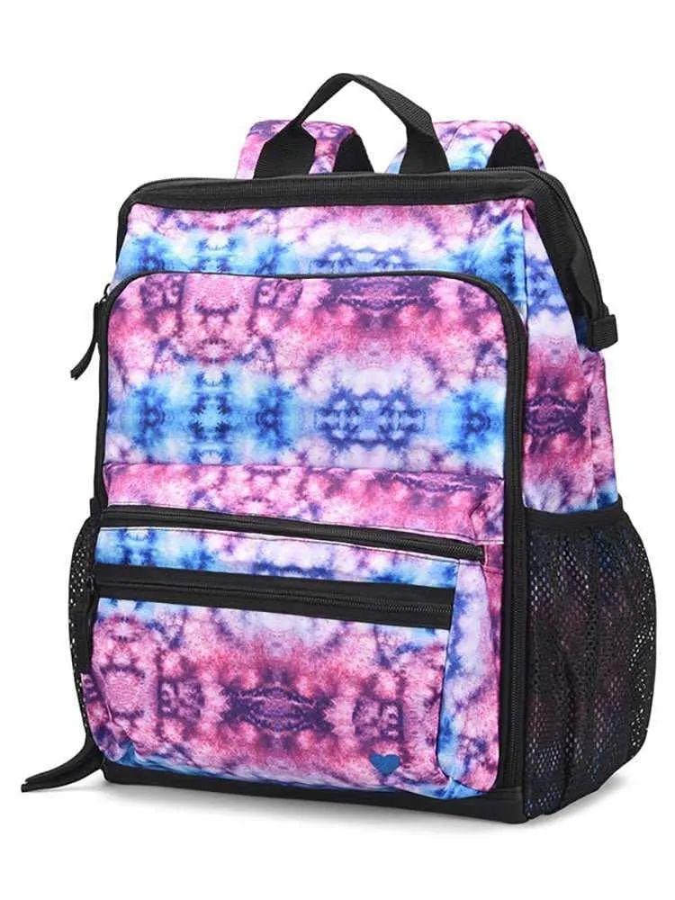 NurseMates Ultimate Backpack | Berry Blue Tie Dye