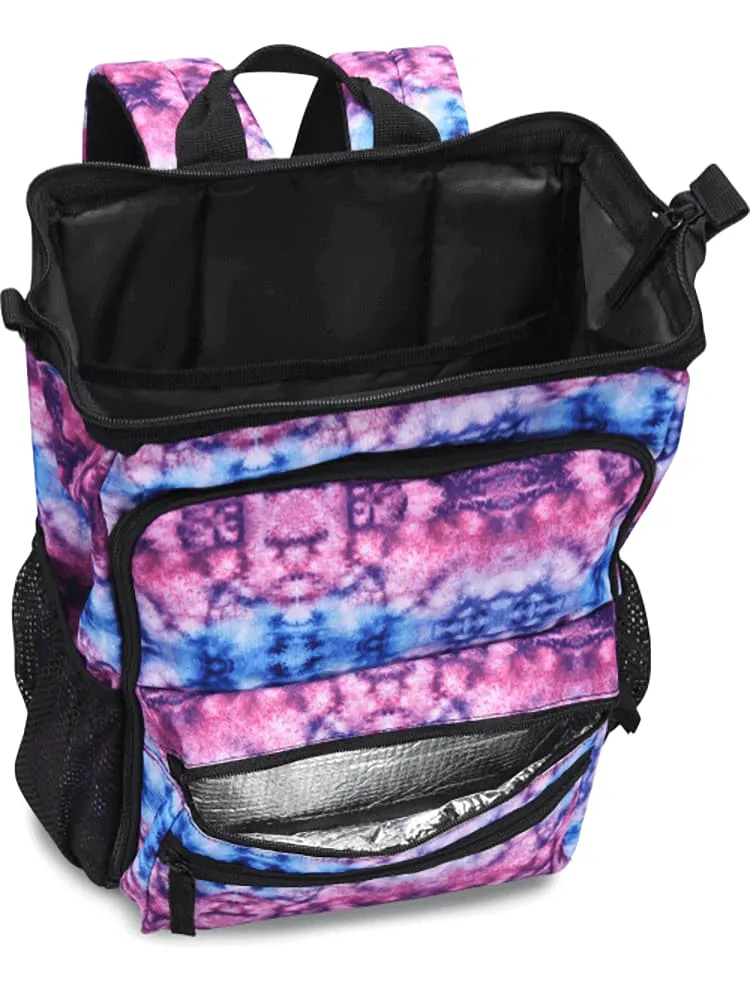 NurseMates Ultimate Backpack | Berry Blue Tie Dye