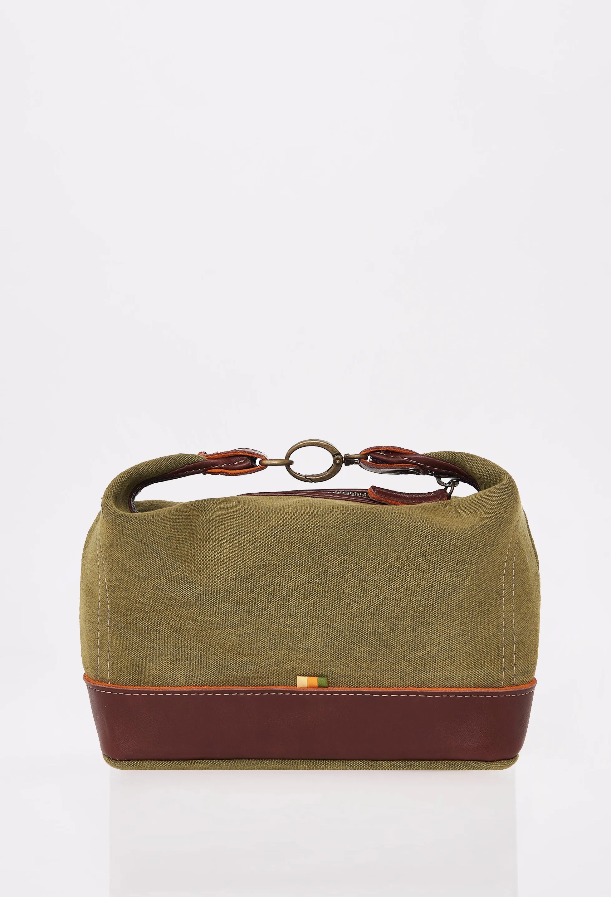 Olive Canvas Toiletry Kit “Otto”