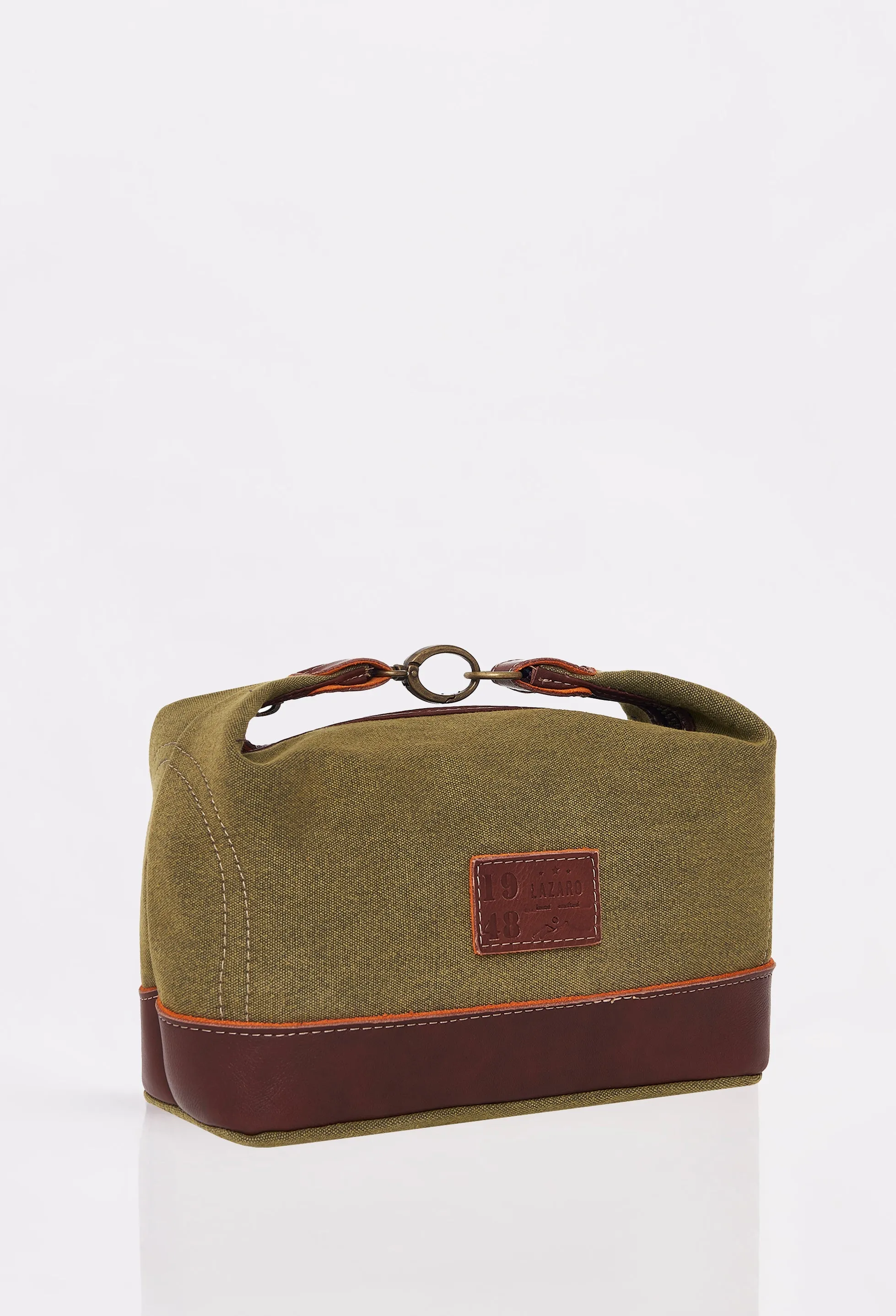 Olive Canvas Toiletry Kit “Otto”