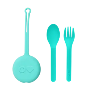 OmieBox Cutlery Pod Set -  MINT GREEN