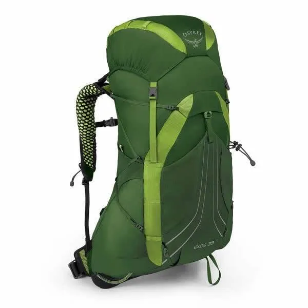 Osprey Exos 38 Litre Mens Hiking Backpack - Tunnel Green