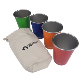 Outdoor Equipped SS Drinking Cup 4x 350ml SE