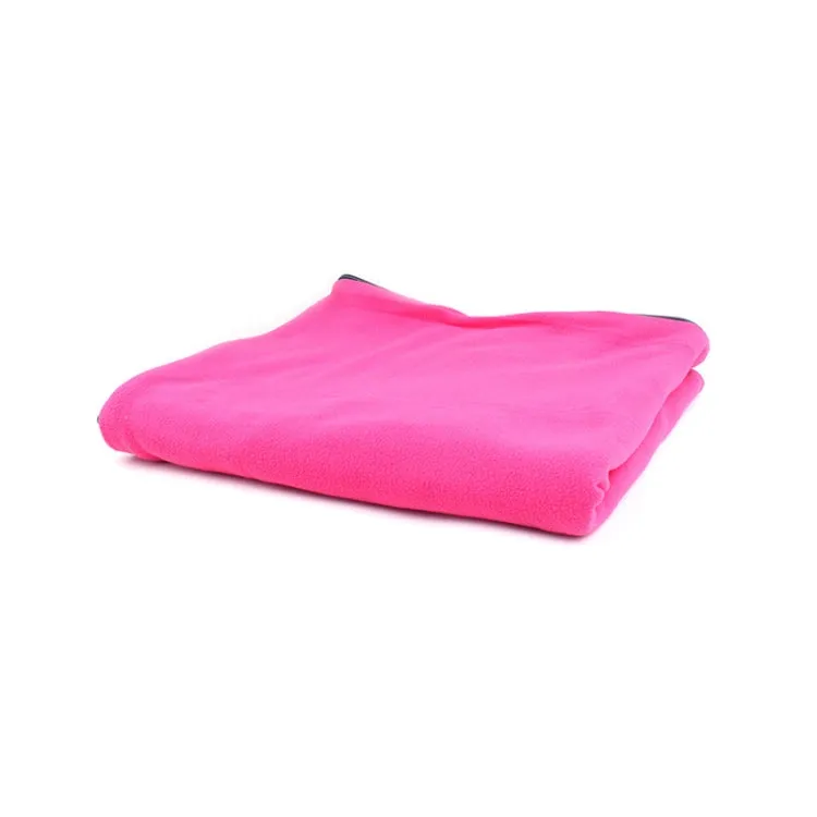 Outdoor Fleece Sleeping Bag Camping Trip Air Conditioner Dirty Sleeping Bag Separated By Knee Blanket During Lunch Break Thickened (Rose Red)