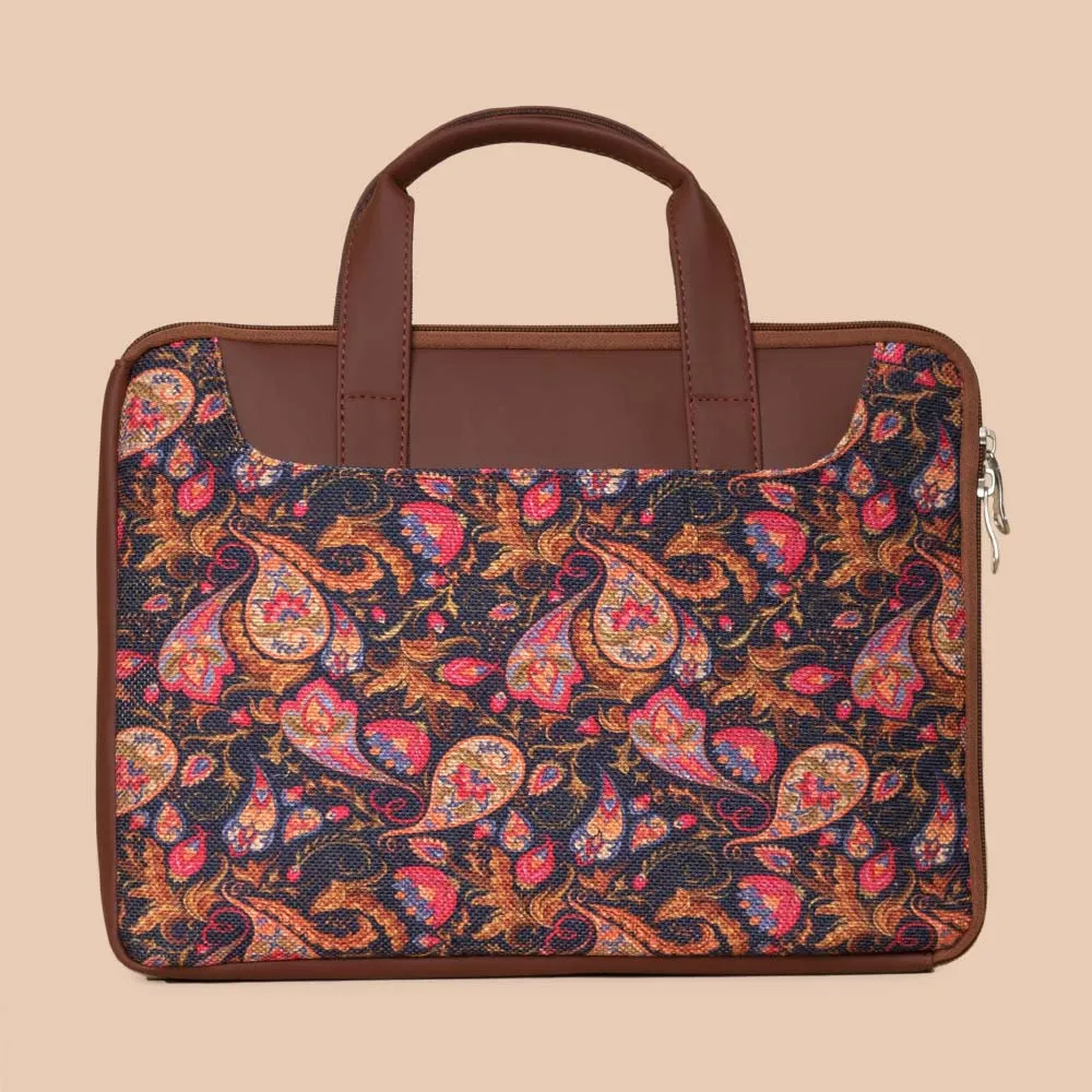 Paisley Print L-Zippered Laptop Sleeve