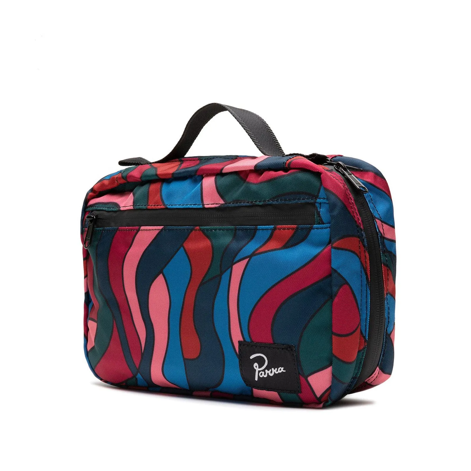 Parra Distorted Waves Toiletry Bag 'Multi'