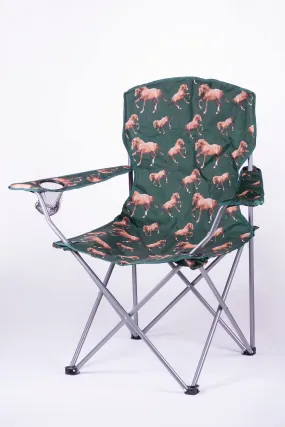 Patterned Steel Folding Camping Chair