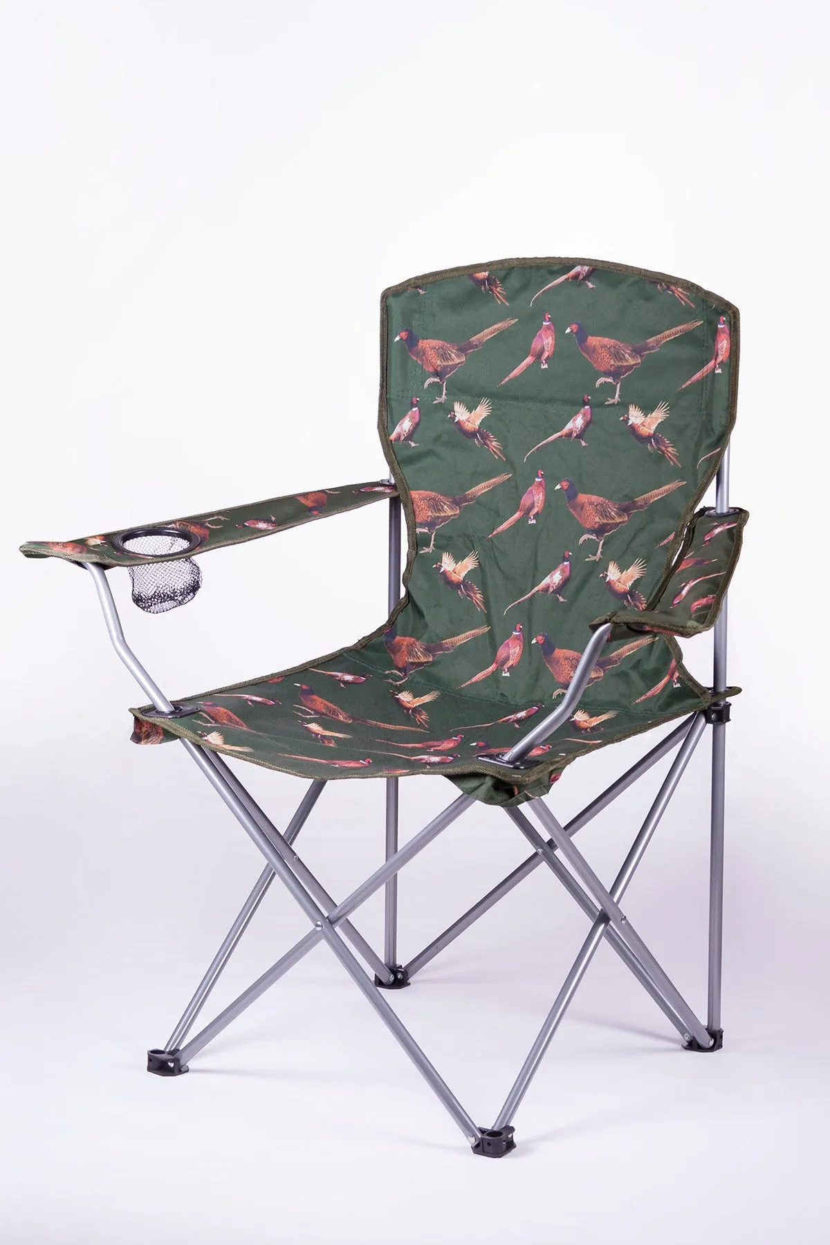 Patterned Steel Folding Camping Chair