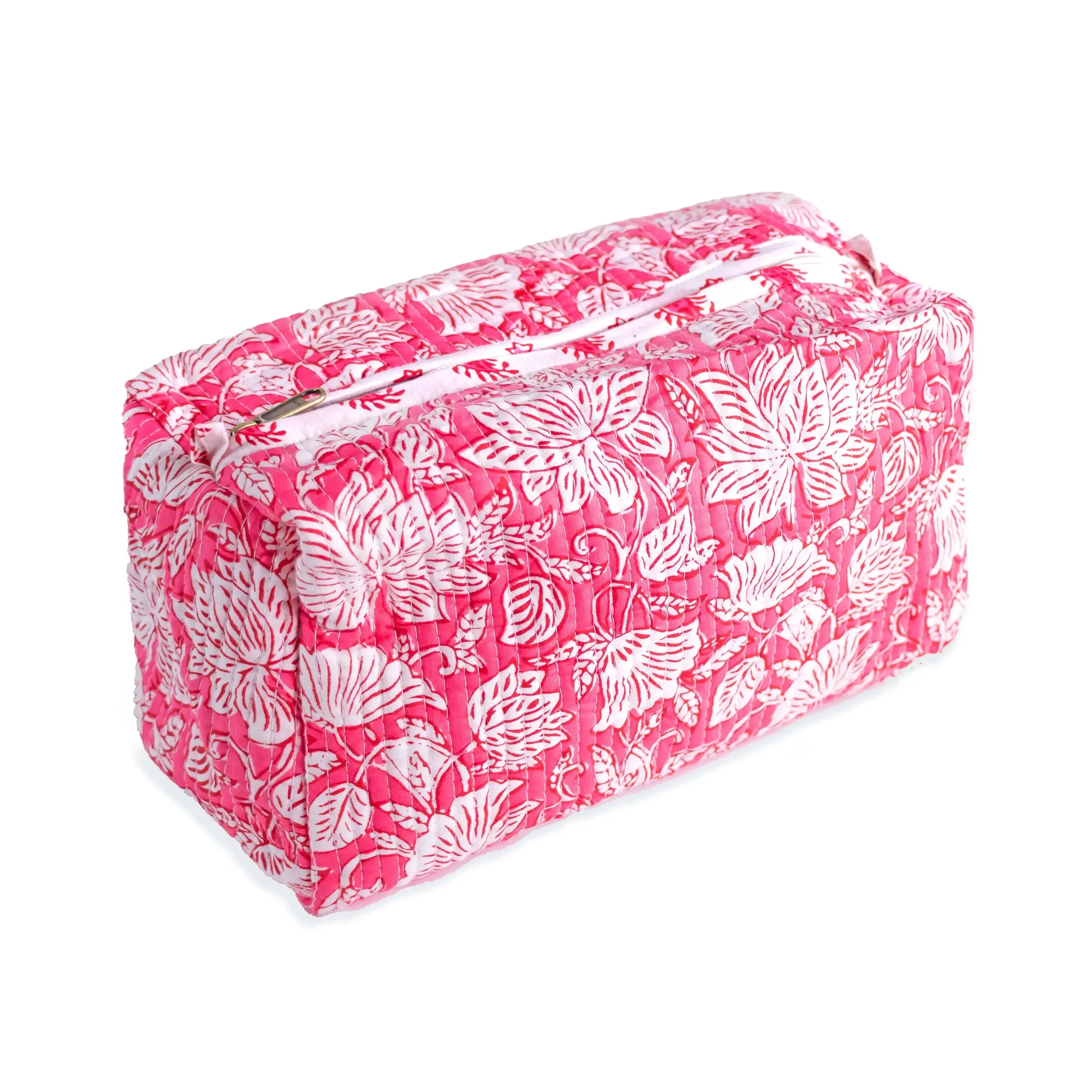 Peony Paisley Cotton Wash Bag