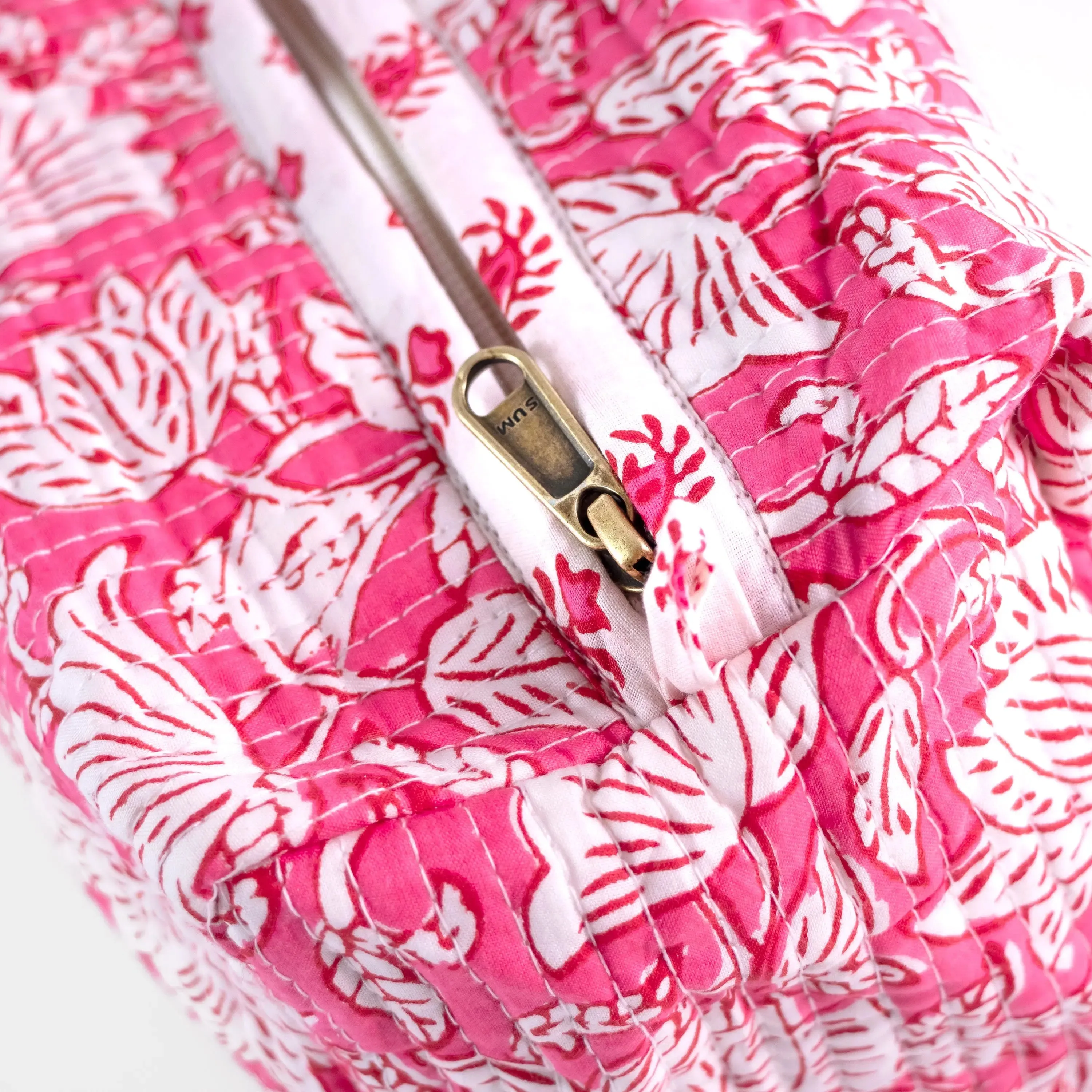 Peony Paisley Cotton Wash Bag