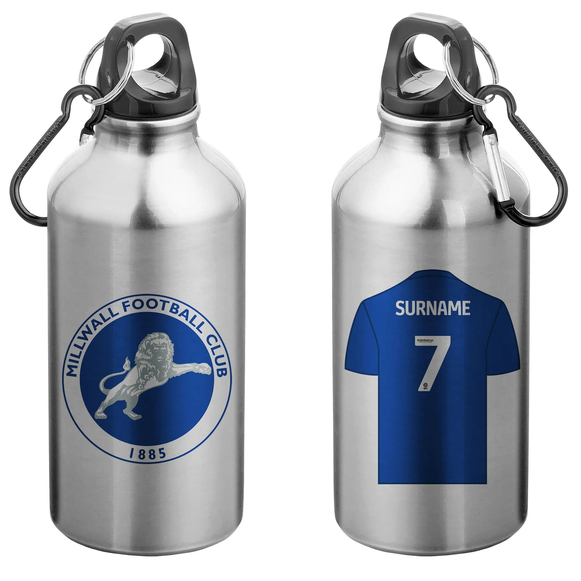 Personalised Millwall FC Aluminium Water Bottle