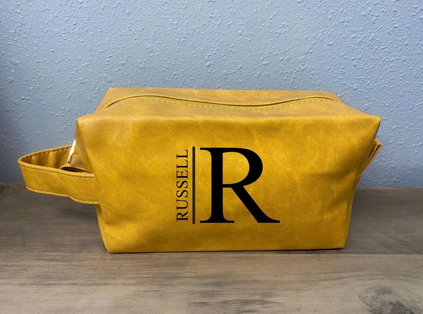 Personalized Toiletry Bag with Zipper