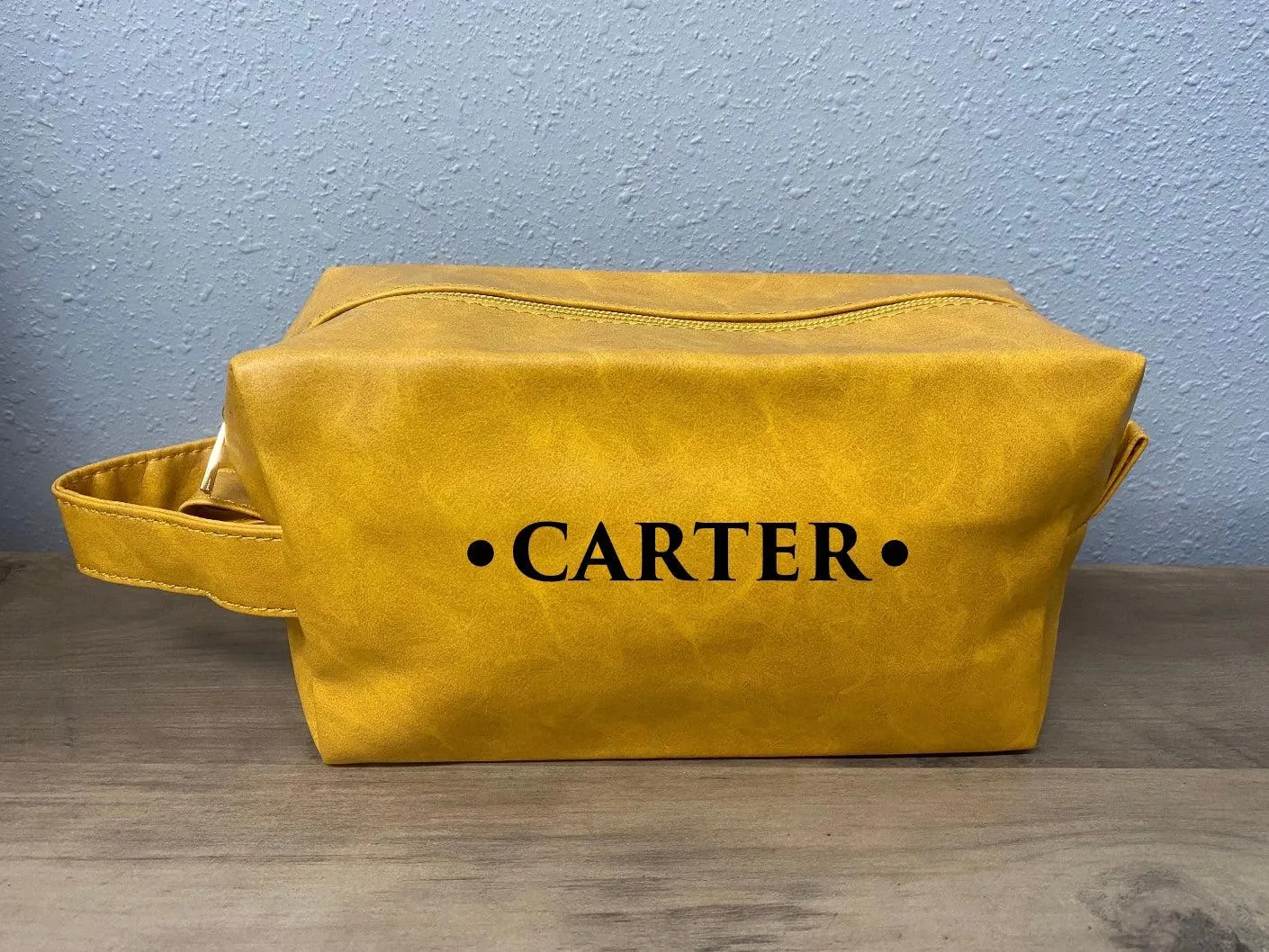 Personalized Toiletry Bag with Zipper