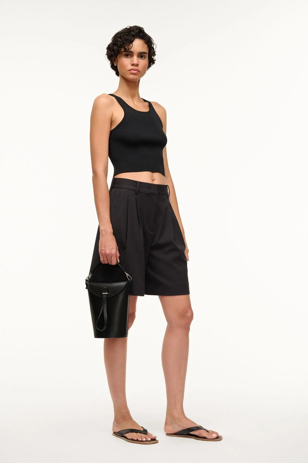 PHOEBE CONVERTIBLE BUCKET BAG | BLACK