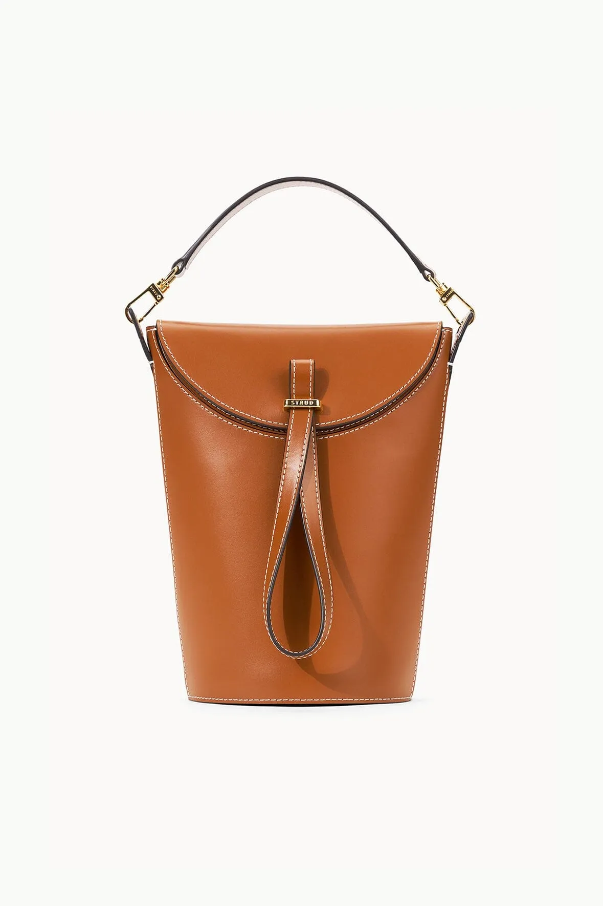 PHOEBE CONVERTIBLE BUCKET BAG | TAN