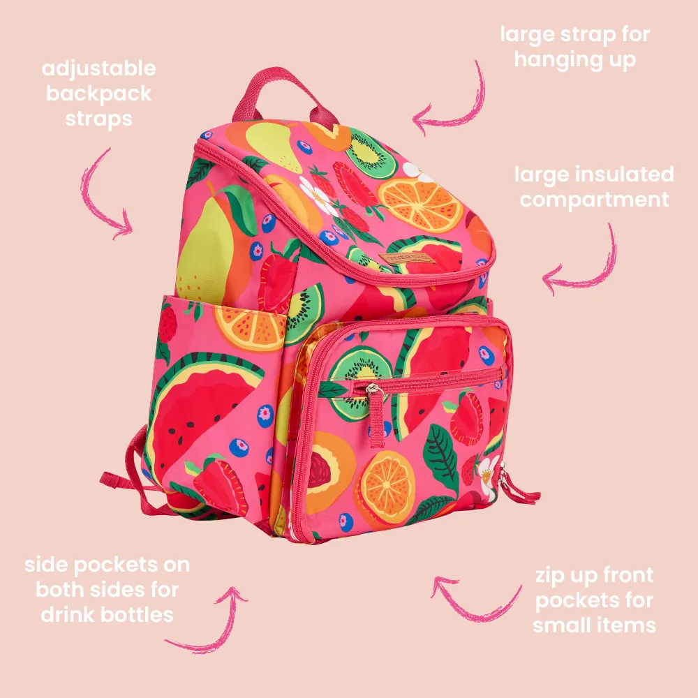 Picnic Lunch Bag Backpack - Tropicana