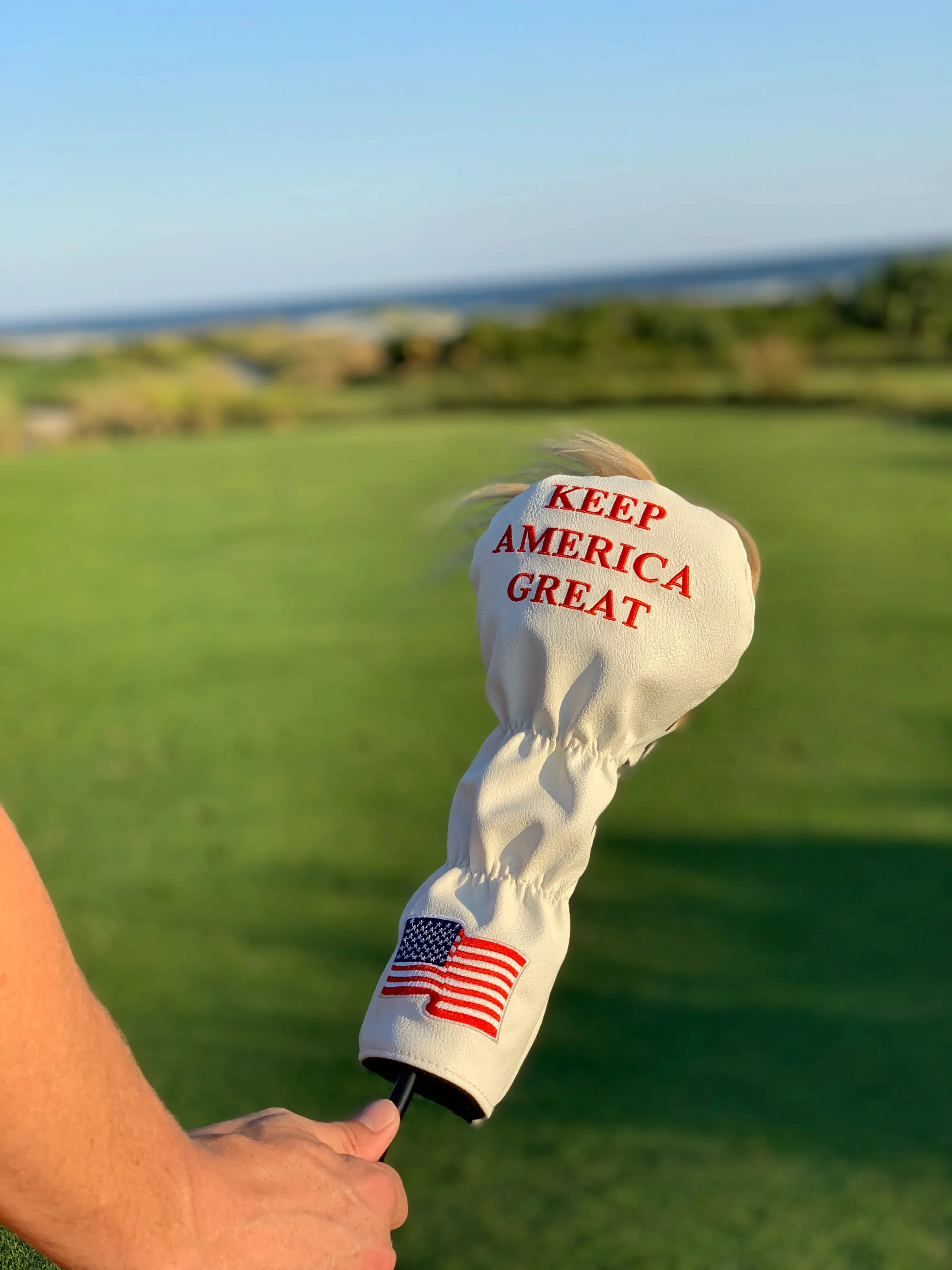 Pins and Aces Donald Trump Driver Headcover