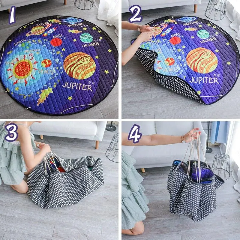 Planets Play Mat | Toys Organizer Bag