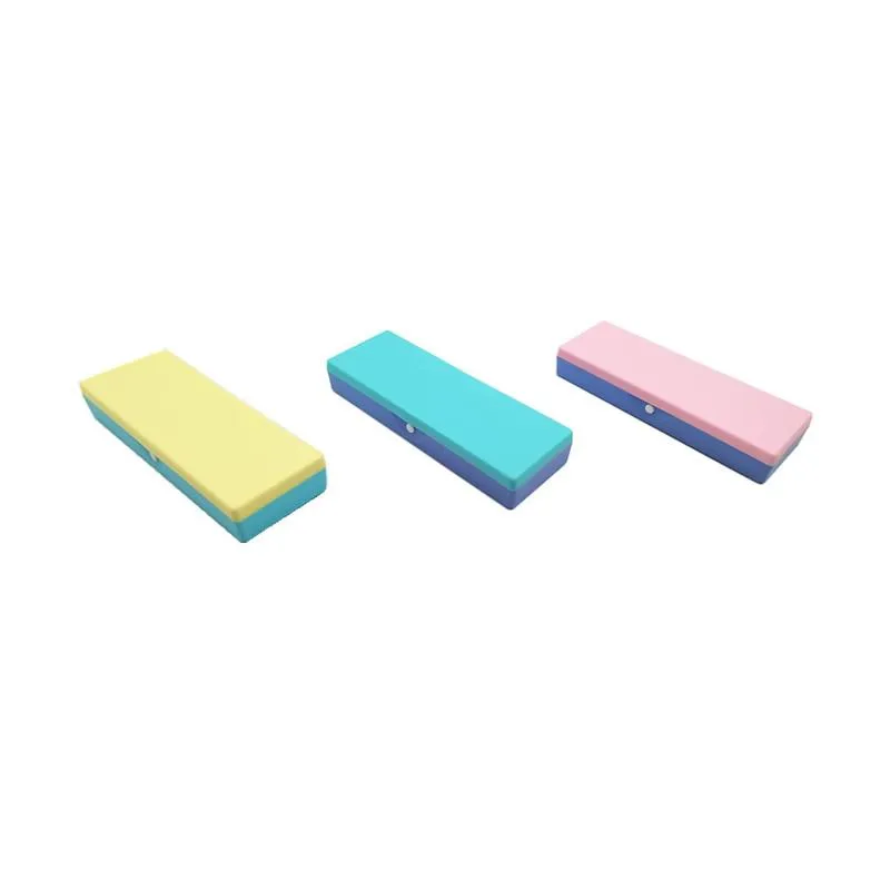 Plastic Pen Case -Pastel - Bicolor-