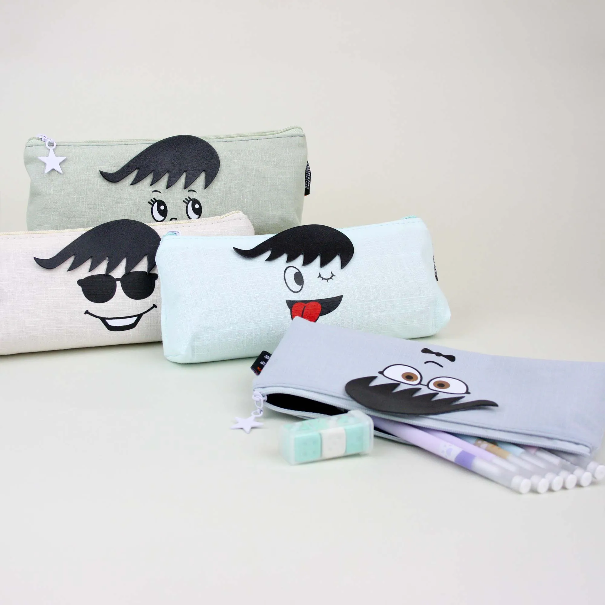 Playful Eyes Pencil Case - Assorted Colours