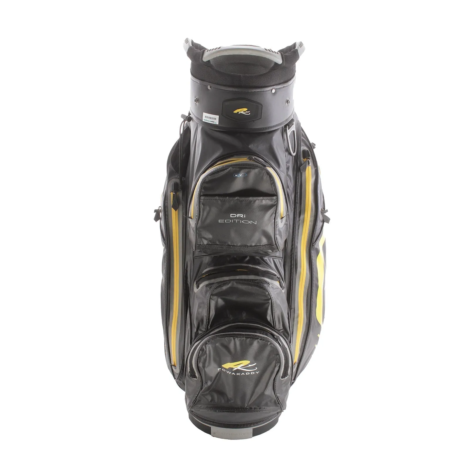 PowaKaddy DRI Edition Cart Bag - Black/Yellow