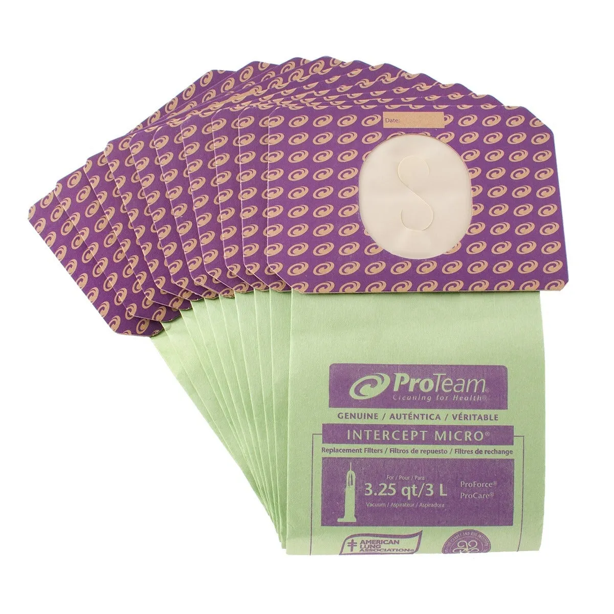 ProTeam® ProForce® Dual Motor Vacuum Cleaner Bags - Packs of 10