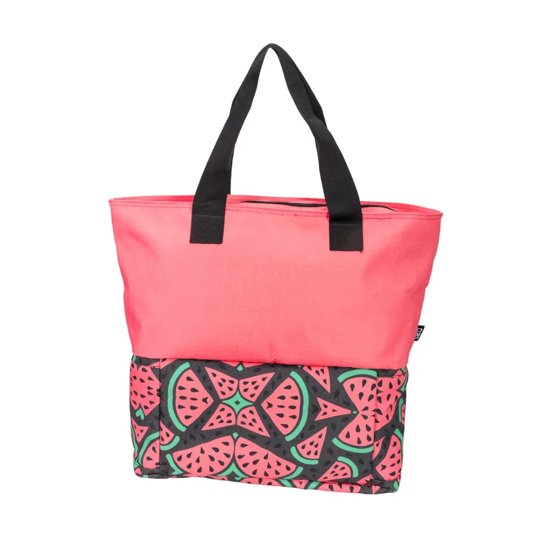 Red & Black Watermelons Tote Cooler Bag