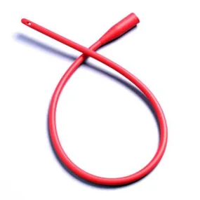 Red Rubber Catheter, Sterile, 16 inch length