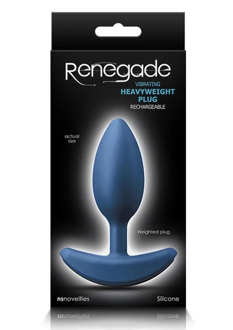 Renegade Rechargeable Silicone Vibrating Heavyweight Anal Plug