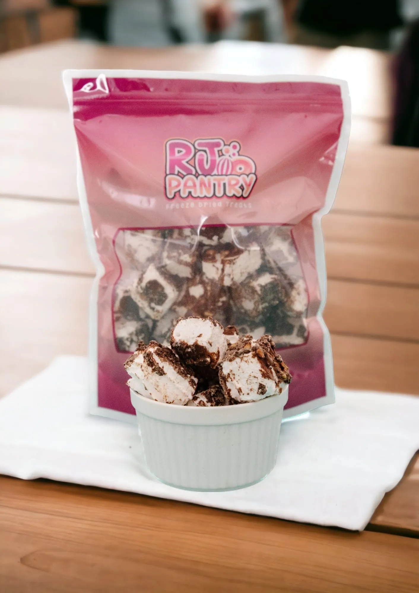 RJ Pantry Freeze-Dried Candy Milk Chocolate Marshmallow Cashews - 6oz Pouch