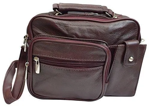 Roma Genuine Leather Organizer Bag Handbag Purse