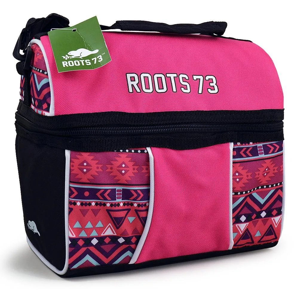 Roots 73 Cooler Bag [Pink and Black]