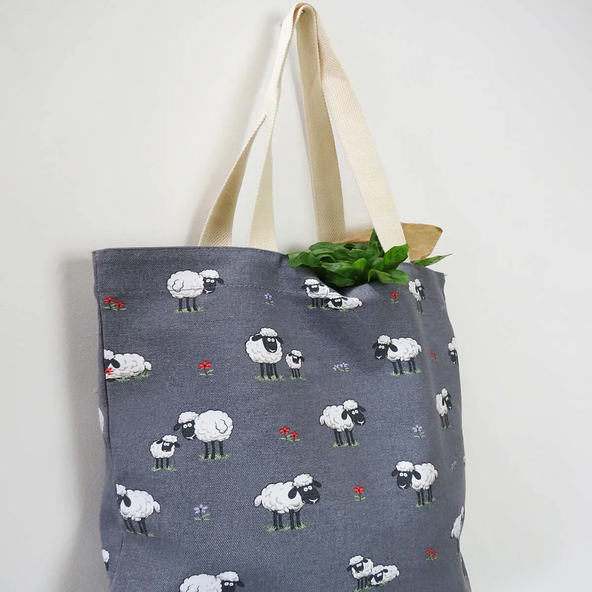 Samuel Lamont Fluffy Flock Cotton Tote Bag