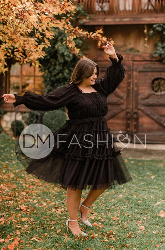 Sasha Black Dress - DM Exclusive - Maternity Friendly