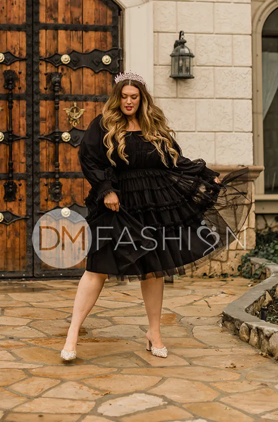 Sasha Black Dress - DM Exclusive - Maternity Friendly