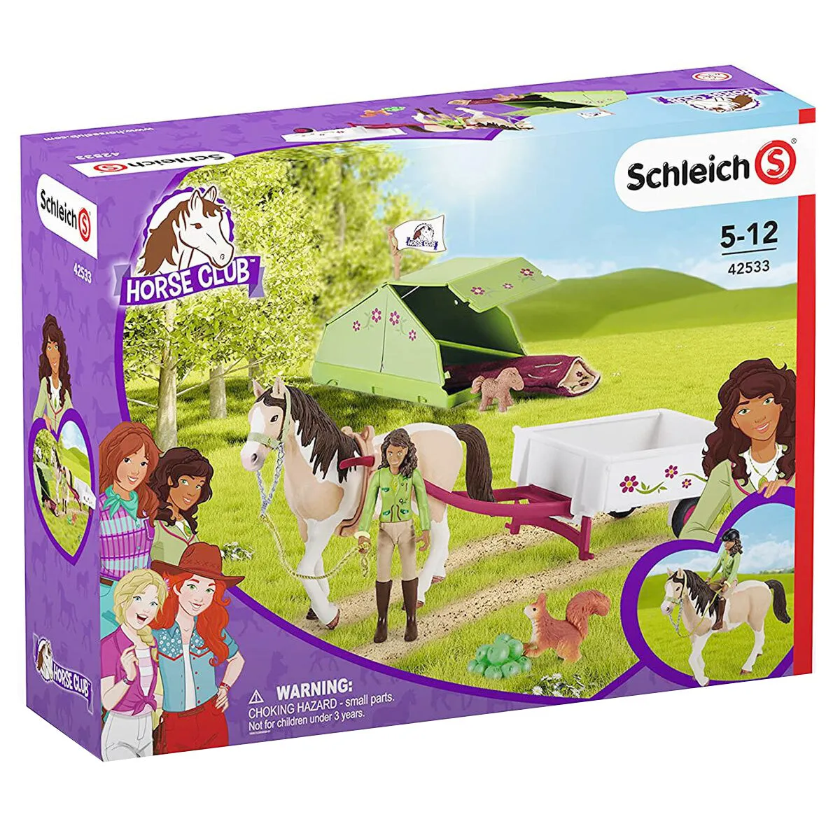 Schleich Horse Club Sarah's Camping Adventure Playset