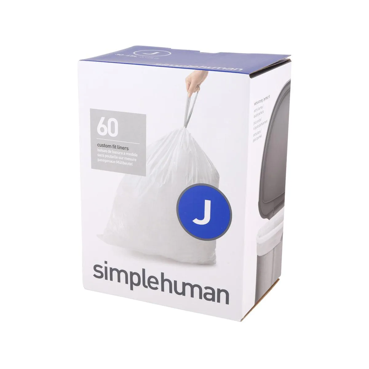 SIMPLEHUMAN Trash Bag - Code J 30-45L  (60pcs)