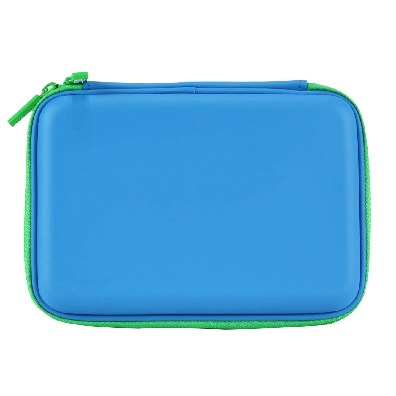 Smily Single Compartment Pencil Case Blue