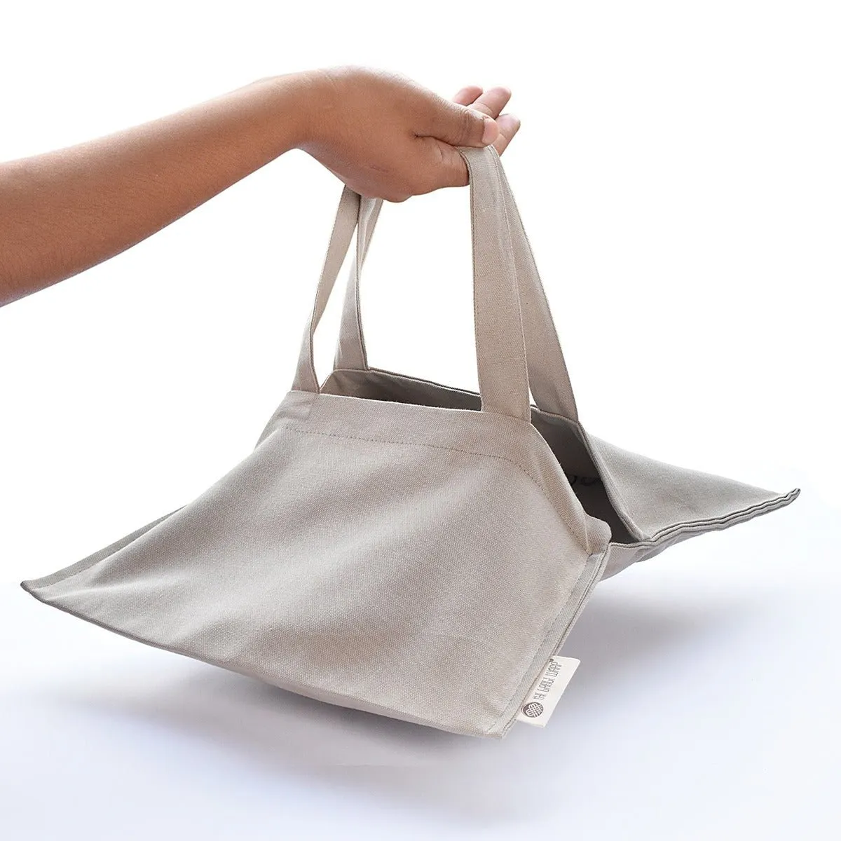 Solid Pot Luck Bag - Beige