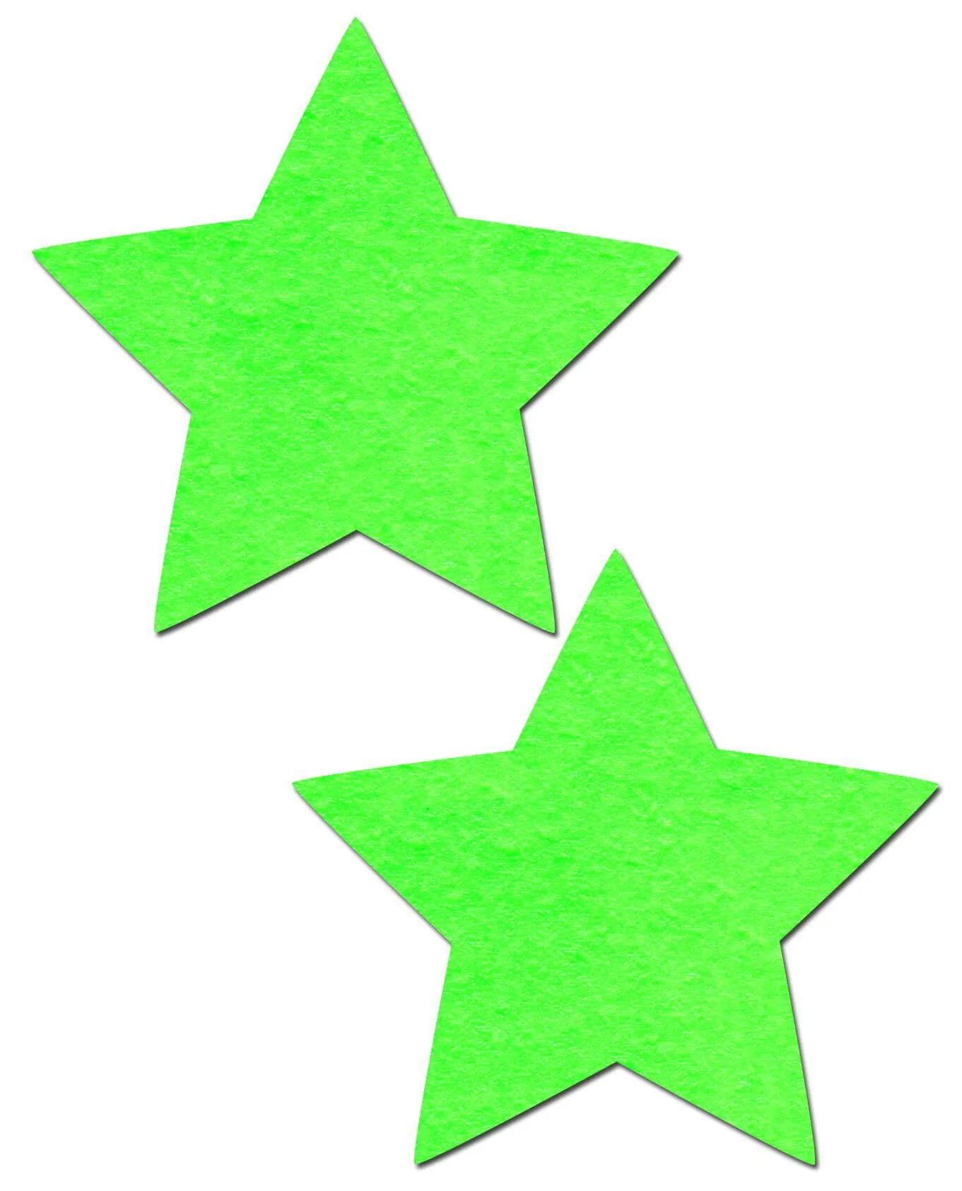 Star: Green Glow in the Dark Star Nipple Pasties