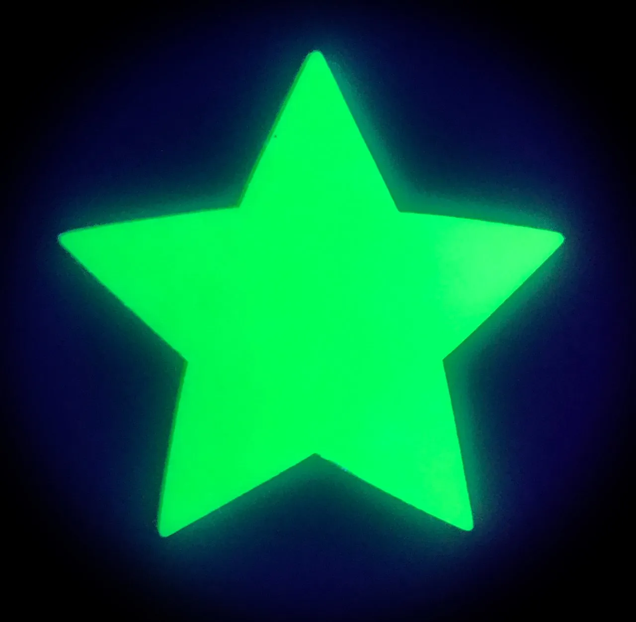 Star: Green Glow in the Dark Star Nipple Pasties