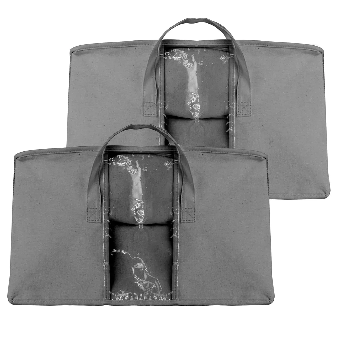 Storage Bag Organizers With Window (2 Pack)