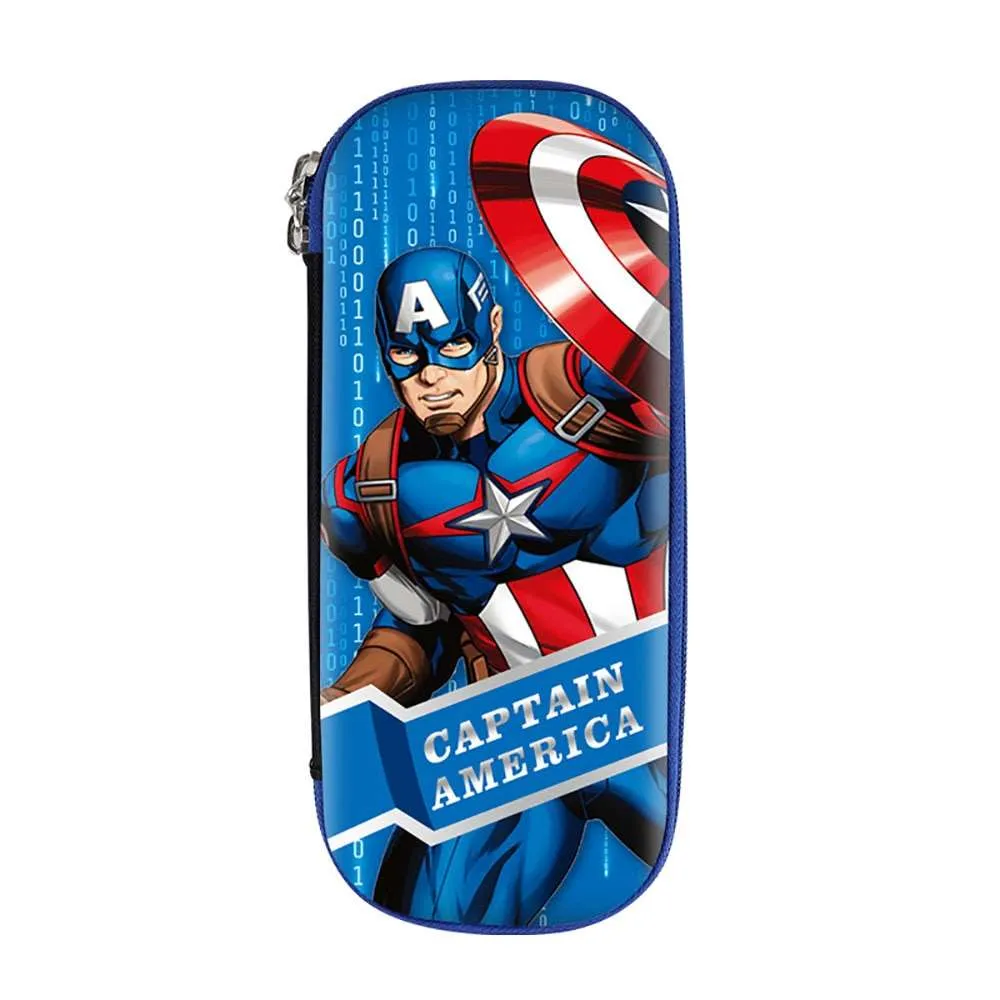 Superhero Cartoon Capacity Pencil Hard Cases