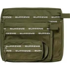 Supreme Olive Organizer Pouch Set