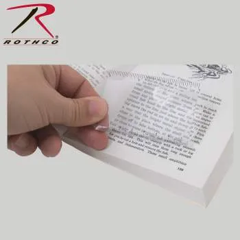 Survival Magnifying Card And Ruler