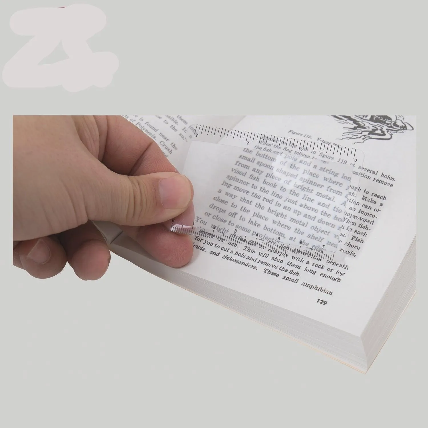 Survival Magnifying Card And Ruler