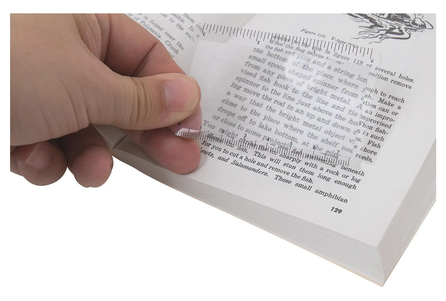 Survival Magnifying Card And Ruler