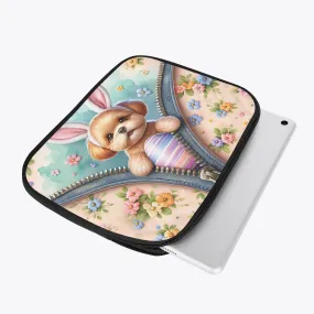 Tablet Sleeve - Easter - Dog with Bunny Ears